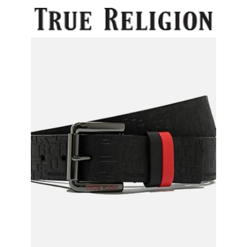 True Religion Nemo Belt w/Bonus Key Fob